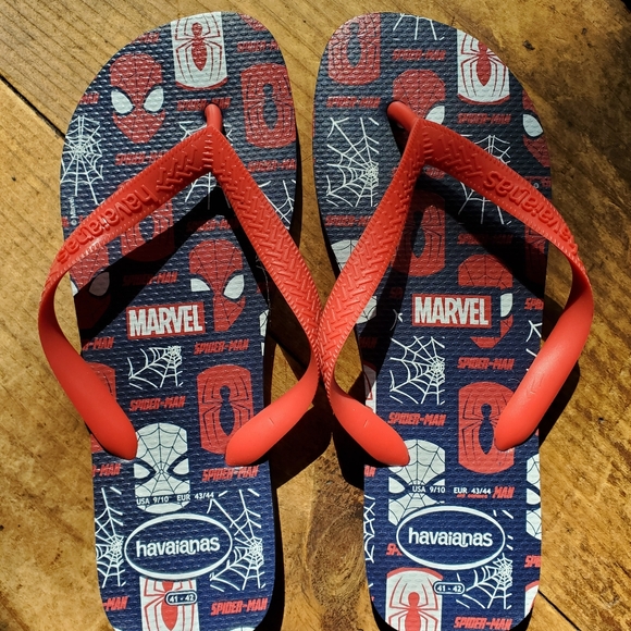 Havaianas Spider-Man Edition, Mens Size 9/10 - Picture 2 of 3